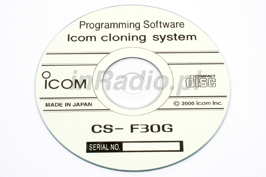 oprogramowanie ICOM CS-F30G