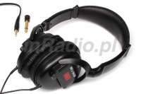 MFJ-392B Słuchawki nauszne duże, z długim przewodem i regulacją głośności
