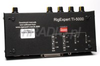 TI-5000 Rigexpertmodem z przełącznikami funkcji pod spodem, nie wymaga zdejmowania pokrywy