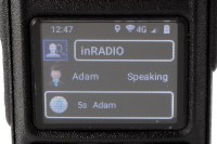 Transceiver IP77 TYT jedno z menu radia