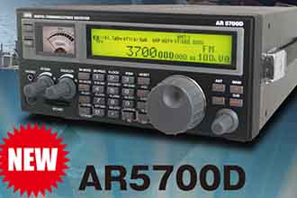 AOR AR-5700D - to jednak bezkonkurencyjny odbiornik szerokopasmowy  do nasłuchu pasm radiowych i skanowania