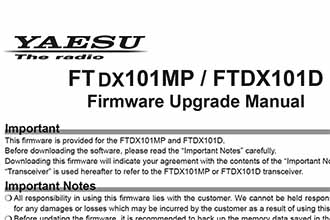 Nowy firmware do YAESU FT-DX10 i FT-DX101 