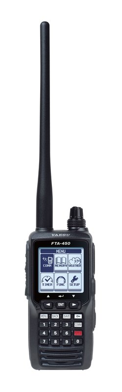 Yaesu FTA450L Radiotelefon tylko do prowadzenia rozmów w zakresie pasma lotniczego