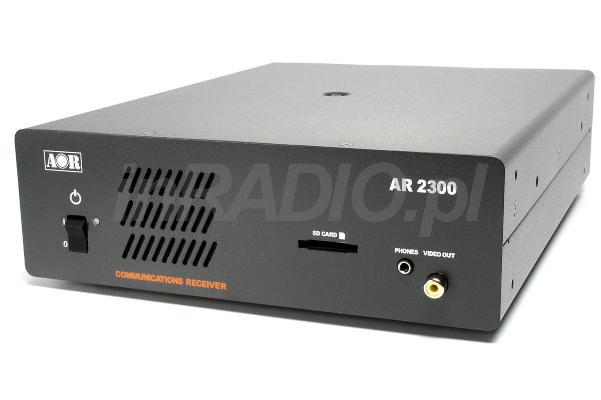 AOR AR-2300 Szerokopasmowy odbiornik częstotliwości pracujący od bardzo niskich rzędu dziesiątek kHz do 3,15GHz
