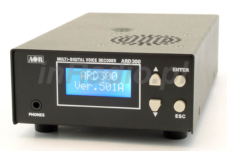 Dekoder AOR ARD-300 dla wielu sygnałów cyfrowych w działaniu praktycznie bezobsługowy