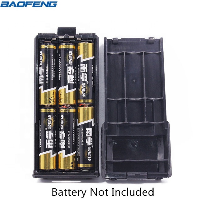 Pojemnik na baterie BAT-CASE-UV5R-L 6sztuk AA