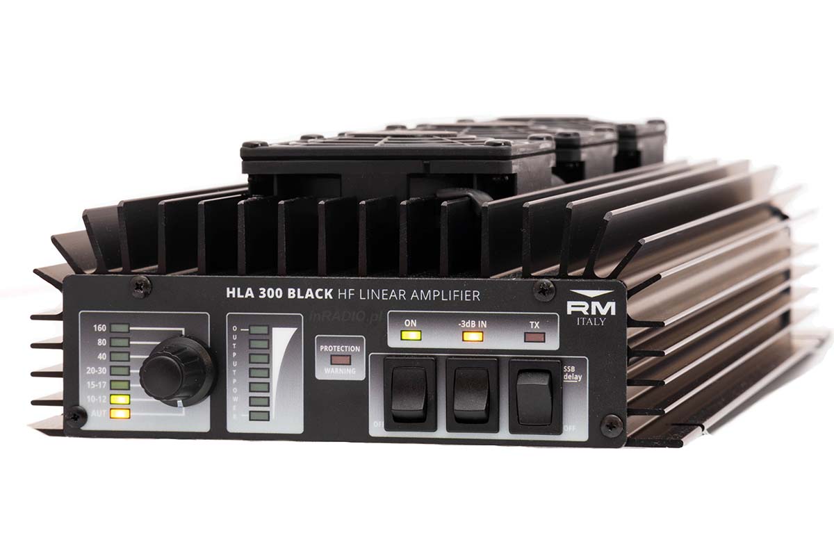 RM HLA-300V Black Rozbudowany wzmacniacz KF dla radioamatorów