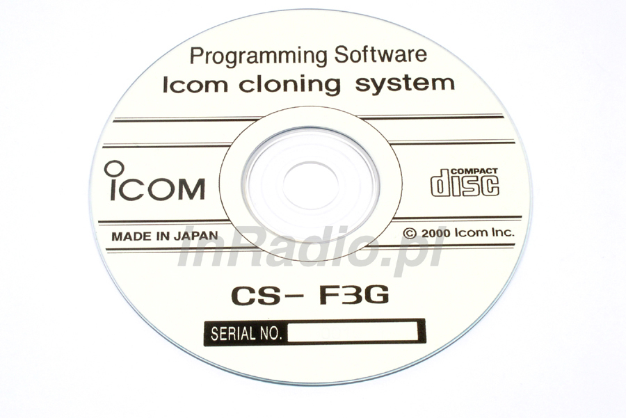 oprogramowanie ICOM CS-F3G