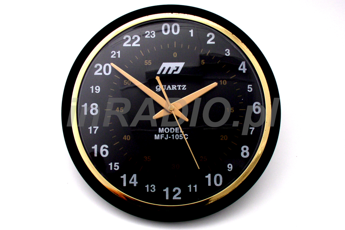 24-godzinny kwarcowy zegar ścienny MFJ-105C