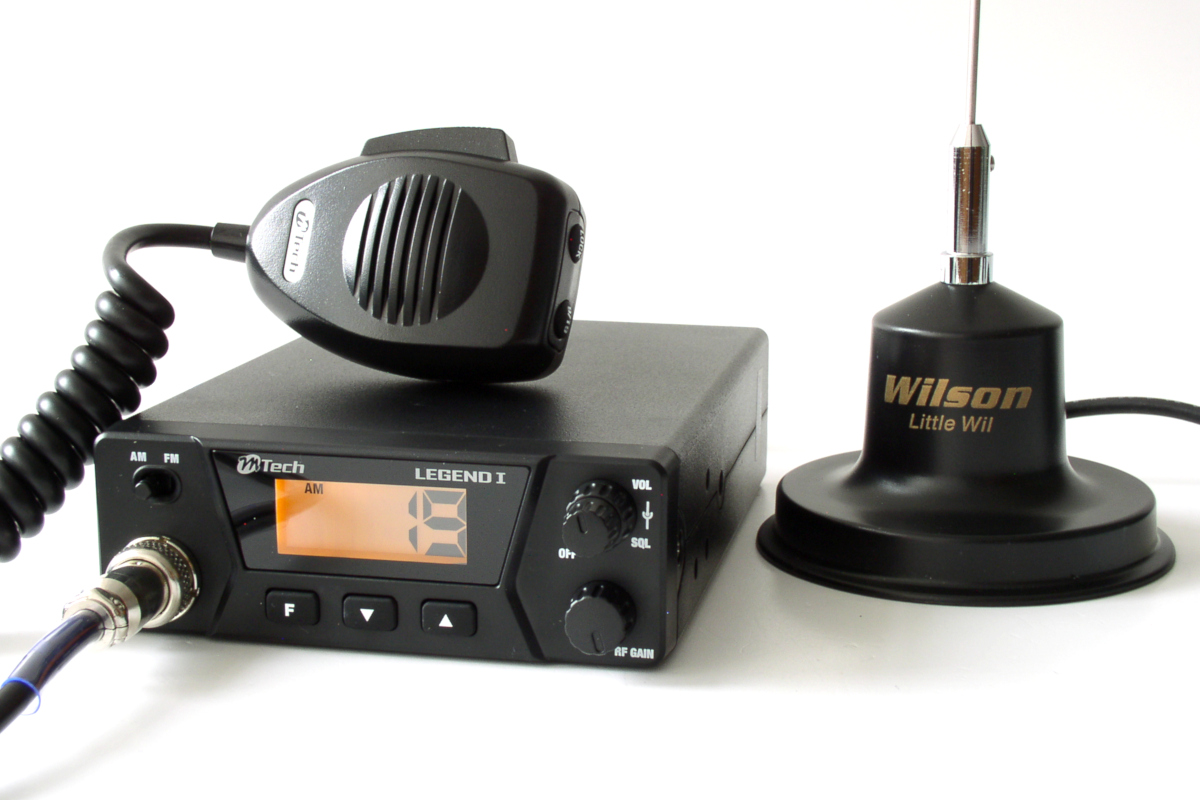 Mtech Legend 1 + Wilson Little Wil radiotelefon + antena CB