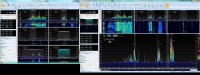 RSP1A z SDRConsole V3 - 6 wirtualnych odbiorników i jeszcze inaczej zaprezentowane - także na 2 monitorach