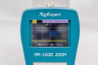 Rigexpert AA1500Zoom Return Loss na wykresie analizatora antenowego