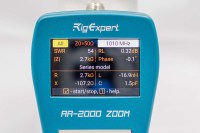 Rigexpert AA-2000-Zoom Rozbudowany analizator antenowy wynik wszystkich parametrów na czestotliwości 1010MHz