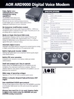 Cyfrowy modem AOR ARD9000 specyfikacja modemu prosto z Japonii