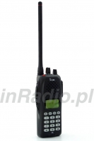 Radiotelefon profesjonalny ICOM IC-F31GT w pełnej prezentacji - obudowa jest ergonomiczna