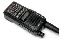 Radiotelefon lotniczy IC-A16E nie różni się wyglądem od tego z Bluetooth