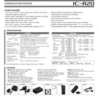 Odbiornik szerokopasmowy skaner ICOM IC-R20
