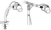 YAESU M-90MS Mikrofon stołowy do mocowania na statywie lub innym uchwycie