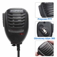 BaoFeng BF26 Prosty mikrofon handy do radiotelefonów ręcznych VHF/UHF 