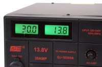 Zasilacz transformatorowy QJE QJ1830SB o mocy 30A/13,8V - ze wskaźnikami cyfrowymi