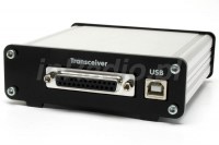 RIGEXPERT TI-7 Modem cyfrowy - widok złącz do radiostacji (DB25)/odbiorników i do komputera (USB)