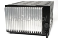 Zasilacz LPS112S posiada spory radiator - chłodzenie jest pasywne