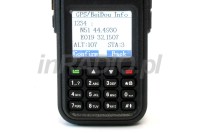 Radiotelefon / transceiver TYT MD-380 GPS z wyświetlaną pozycją satelitarną GPS
