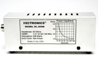 DL300M Sztuczne obciążenie firmy Vectronics - widok charakterystyki czasu działania do mocy podanej
