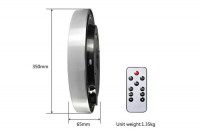 WCC-1080DVR Zegar z ukrytą kamerą sterowany z pilota, do ustawień wymagany jest dostęp do monitora/tv z wejściem VIDEO (scart/chinch)