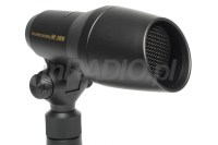 Mikrofon stacjonarny YAESU M-100 z zainstalowaną nakładką zmieniającą charakterystykę audio