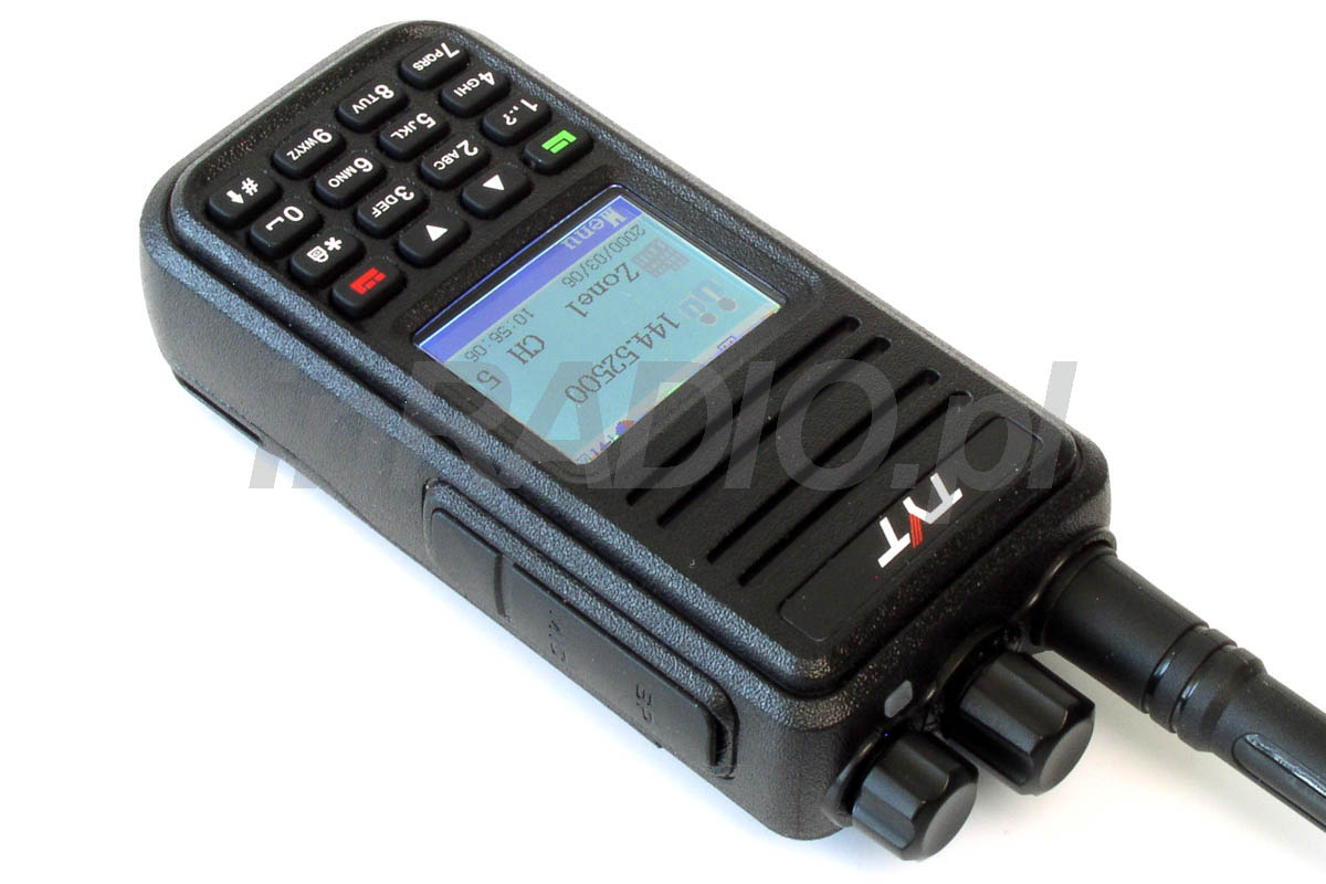 TYT MD-380 - Radiotelefon Ręczny DMR i FM z 16 kanałowym przełacznikiem pomiędzy wieloma strefami (bankami) aż do 1000 komórek pamięci